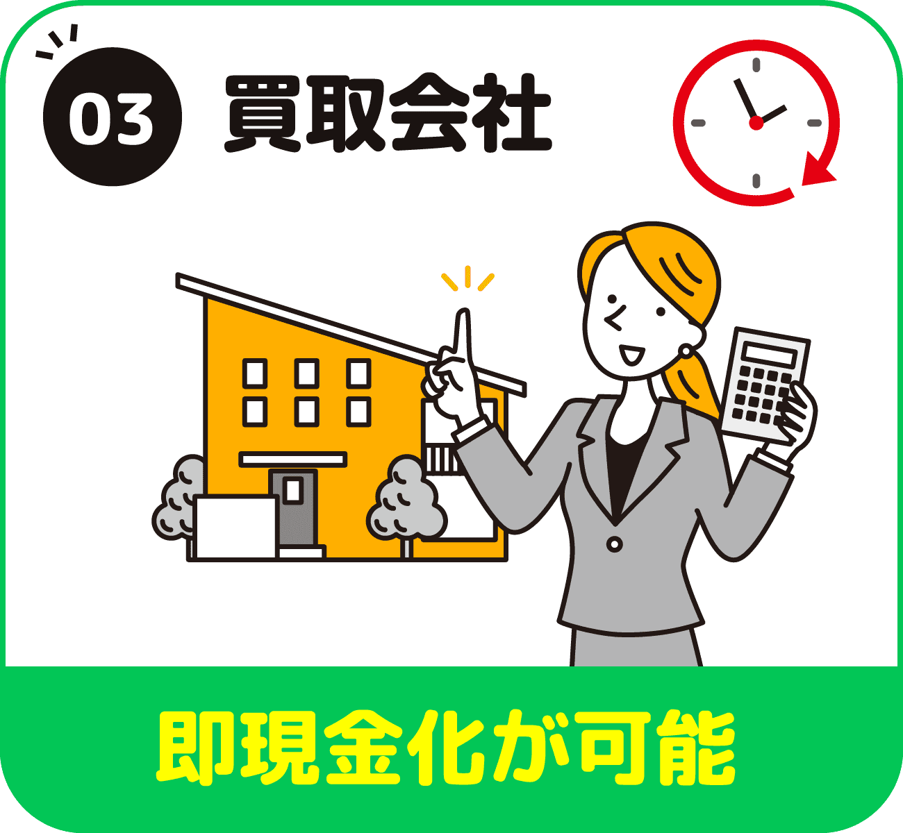 買取会社 即現金化が可能